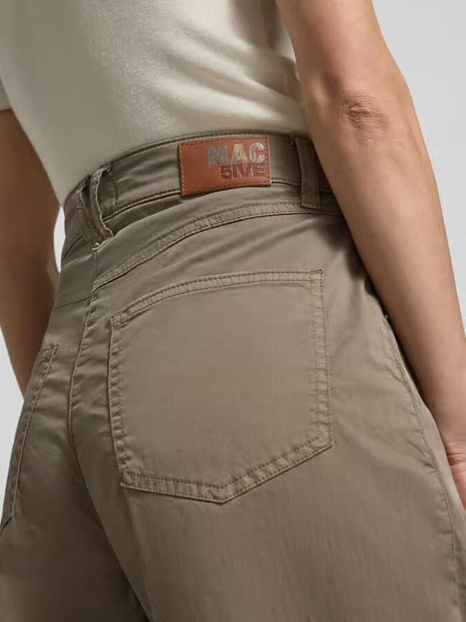 MAC straight fit BROEK met Ritssluitingdetail Model 'Bora'