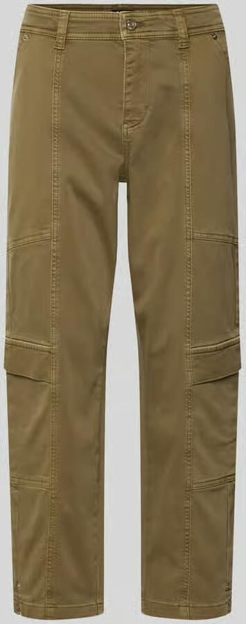 MAC Straight fit cargobroek van katoenmix model 'Ruby 2.0'