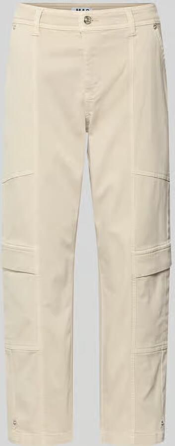 MAC Straight fit cargobroek van katoenmix model 'Ruby 2.0'