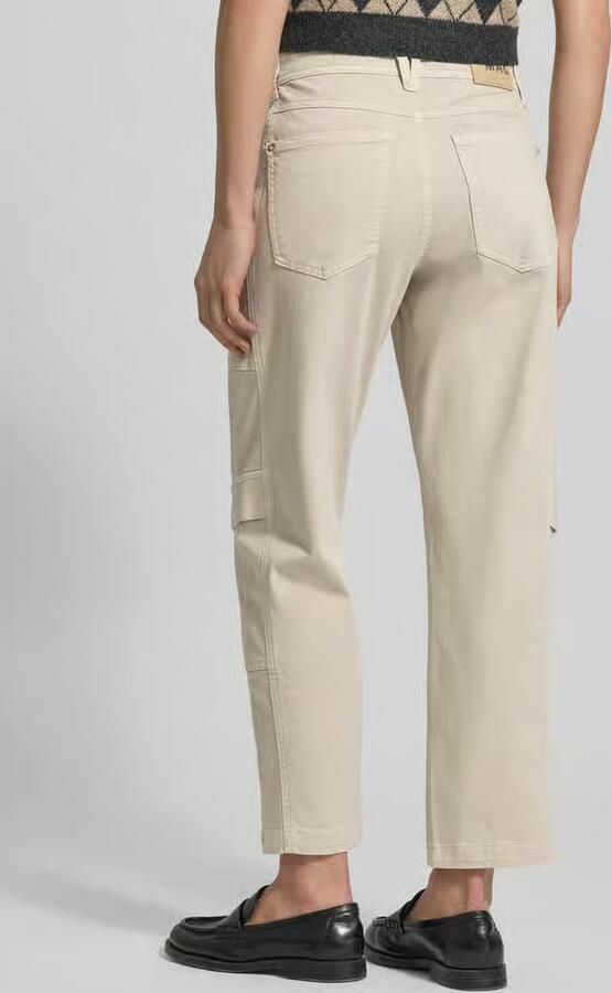 MAC Straight fit Cargobroek van Katoenmix Model 'Ruby 2.0'