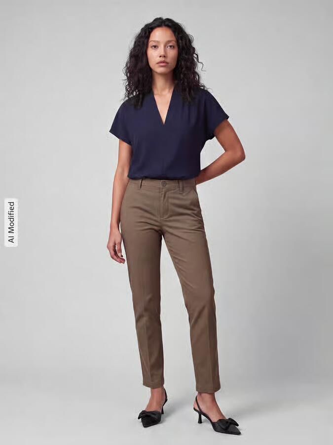 MAC straight fit chino van katoenmix - Foto 3