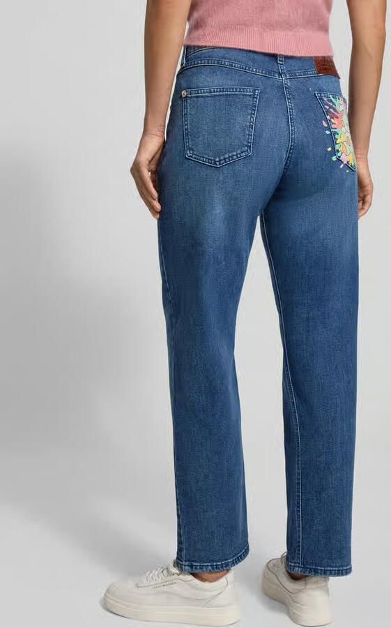 MAC 5-pocket jeans STRAIGHT rabbit Plakatieve print op de achterzak - Foto 1