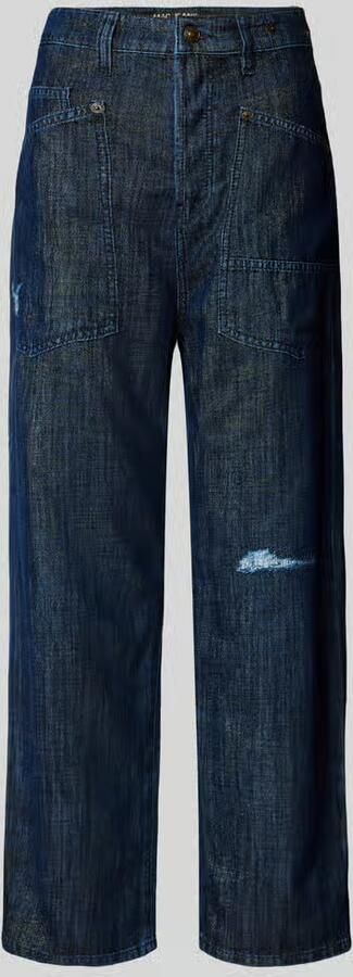 MAC Baggy straight fit jeans in used-look