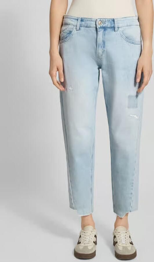 MAC Straight fit jeans met siernaden opzij model 'Aleksa' - Foto 2