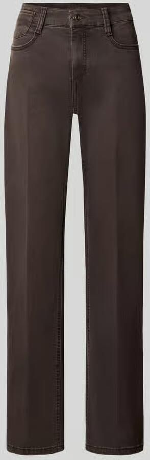 MAC straight fit jeans met uitlopende benen model 'Laura'