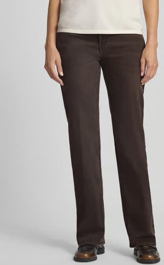 MAC straight fit jeans met uitlopende benen model 'Laura' - Foto 3
