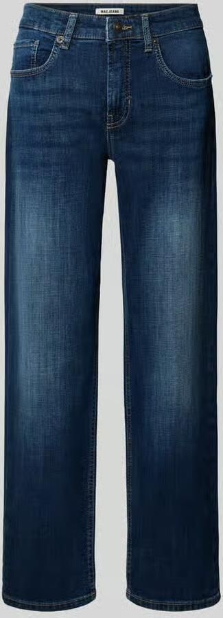 MAC straight fit jeans van katoenmix model 'Gina'