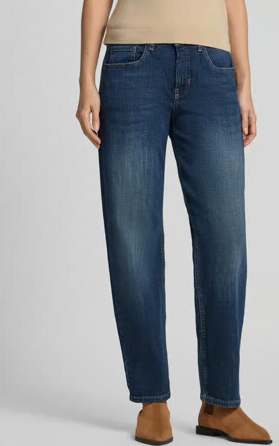 MAC straight fit jeans van katoenmix model 'Gina' - Foto 3
