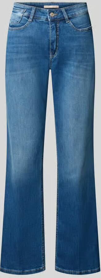 MAC straight fit jeans van katoenmix in 5-pocketmodel