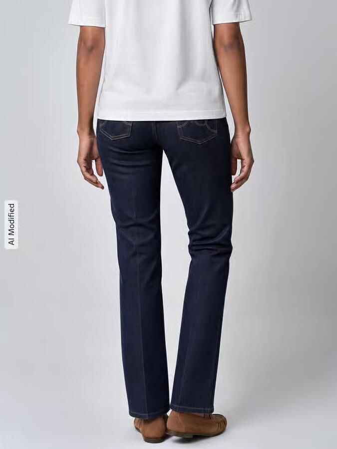 MAC straight fit jeans van katoenmix in 5-pocketmodel - Foto 3