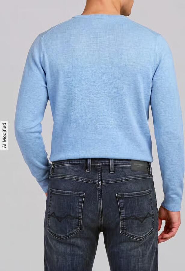 MAC straight fit jeans van katoenmix model 'ARNE'