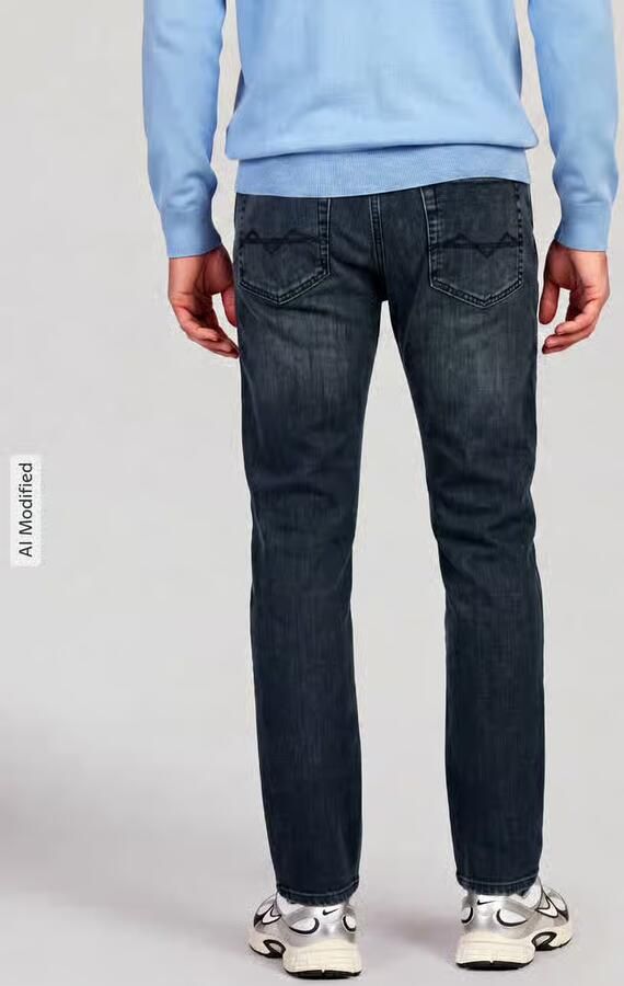 MAC straight fit jeans van katoenmix model 'ARNE' - Foto 2