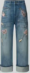 MAC straight fit jeans van katoenmix model 'Baggy Boheme'