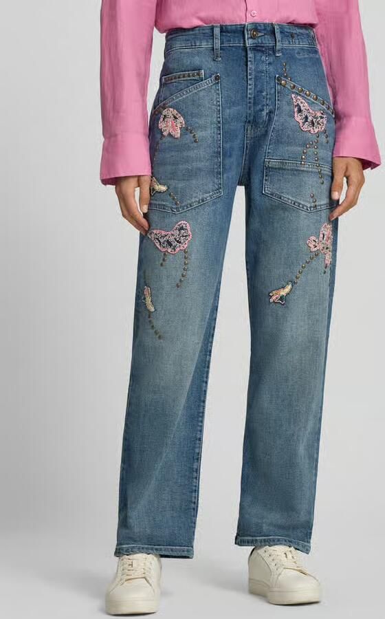 MAC straight fit jeans van katoenmix model 'Baggy Boheme' - Foto 3