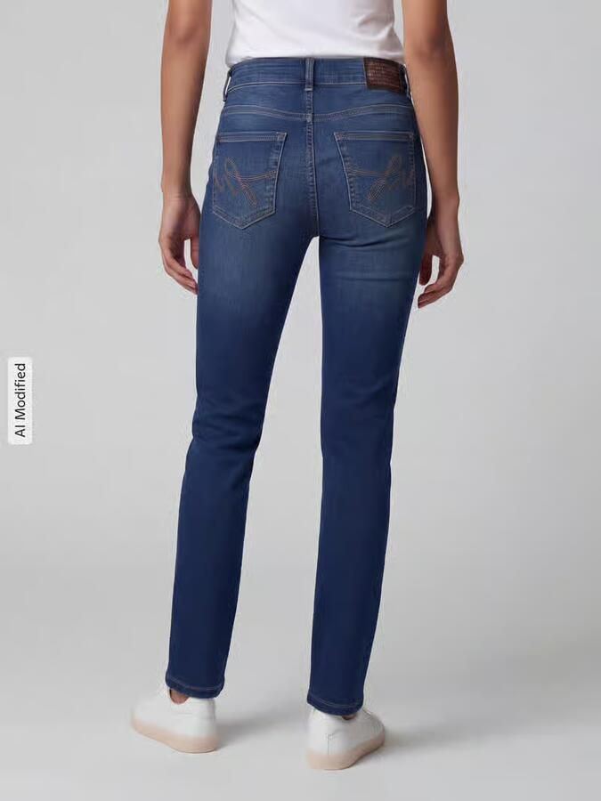 MAC straight fit jeans van katoenmix model 'Carrie' - Foto 2