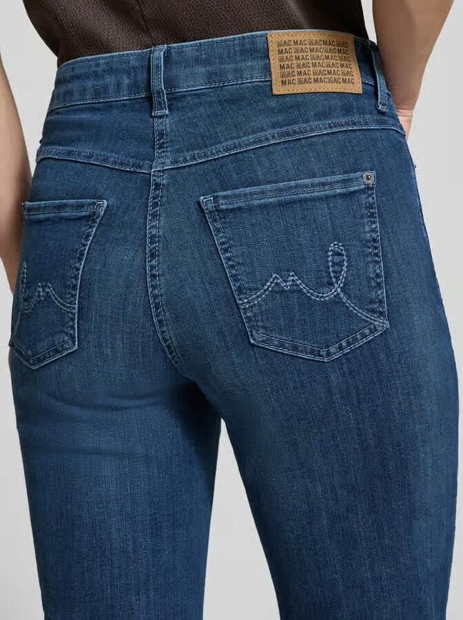 MAC Straight fit jeans van katoenmix model 'LAURA TURN UP' - Foto 2