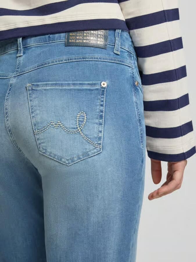 MAC Straight fit Jeans van Katoenmix model 'LAURA TURN UP' - Foto 2