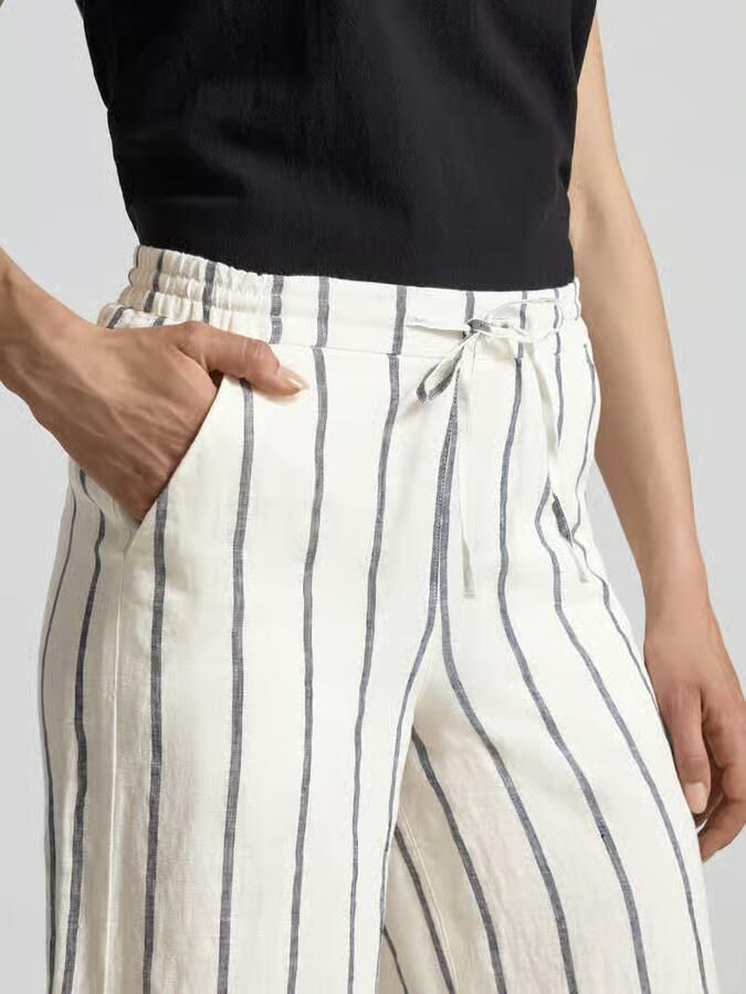 MAC straight fit linnenbroek van puur linnen model 'Callie'