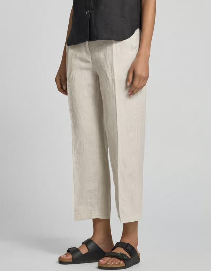 MAC Linnen broek NORA cropped Zomerbroek temperatuurregulerend en aangenaam op de huid - Foto 10