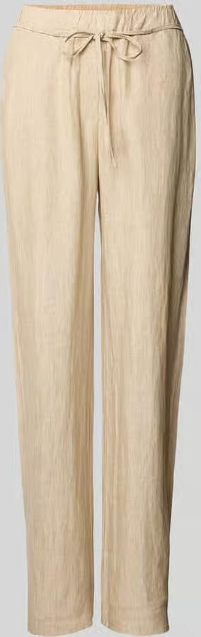 MAC Linnen broek CHIARA BELT Zomerbroek wide fit met rechte wijde pijpen - Foto 7