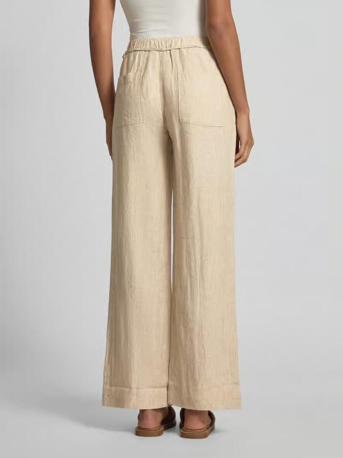 MAC Linnen broek CHIARA BELT Zomerbroek wide fit met rechte wijde pijpen - Foto 4