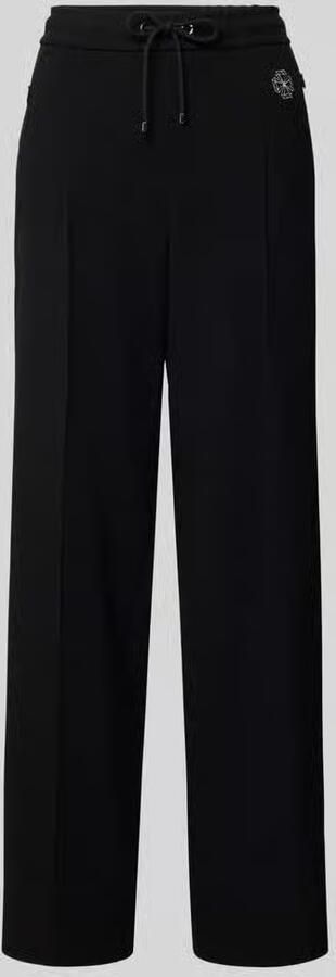 MAC Straight leg stoffen broek met vaste persplooien model 'Chiara' - Foto 2
