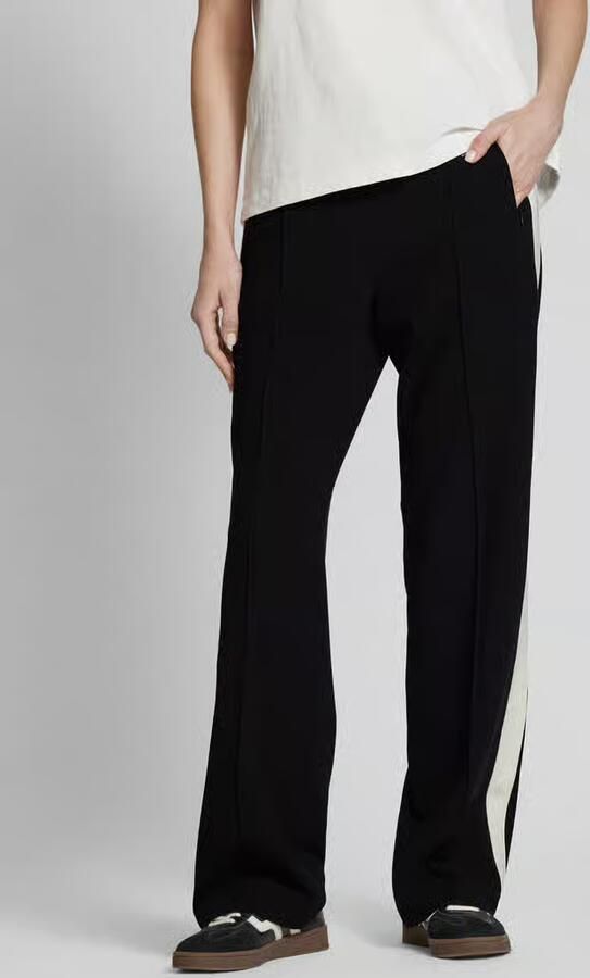MAC Straight leg stoffen broek met vaste persplooien model 'Chiara' - Foto 2