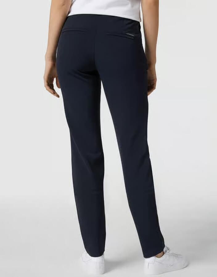 MAC Stretchbroek met gefixeerde persplooien model ANNA ZIP - Foto 7