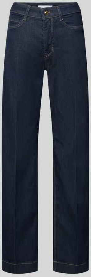 MAC Wijde Stretch Denim Jeans Blue Dames - Foto 14