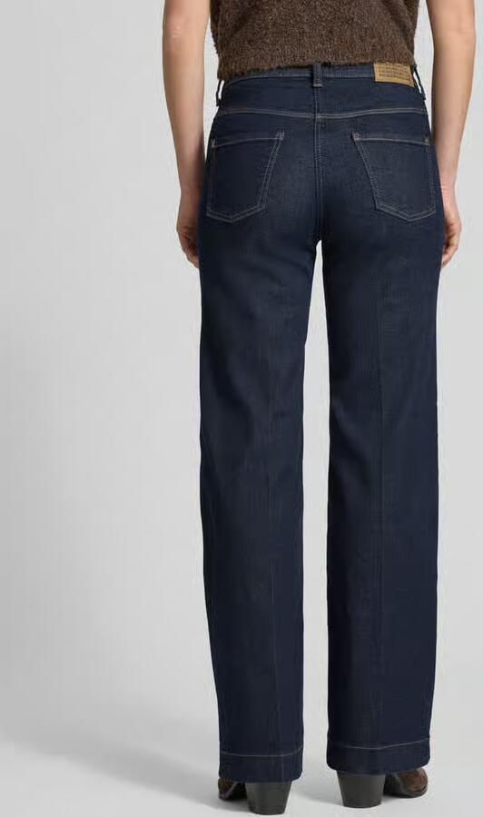 MAC Wijde Stretch Denim Jeans Blue Dames - Foto 14
