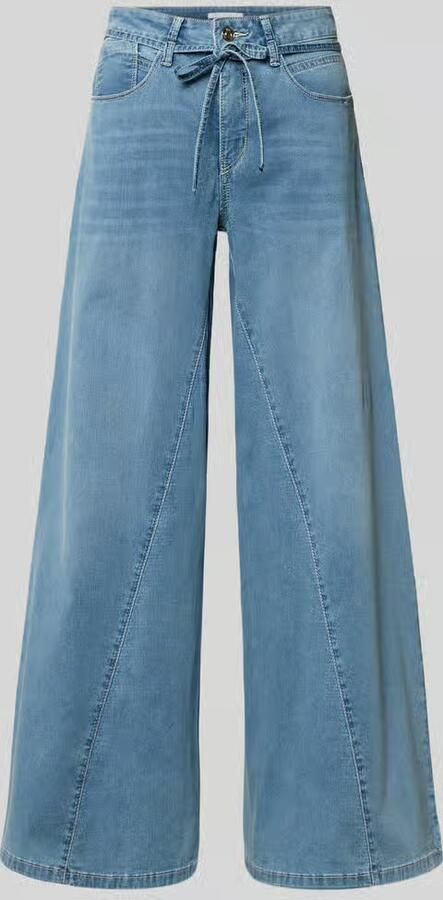 MAC wide fit jeans met sierstrik - Foto 2