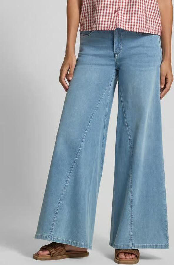 MAC wide fit jeans met sierstrik - Foto 2