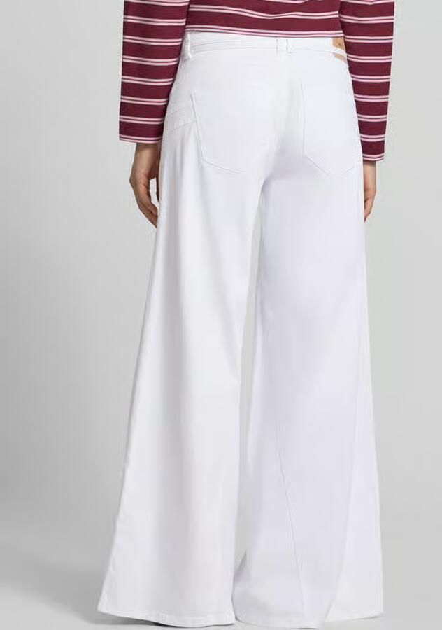 MAC wide fit jeans met sierstrik