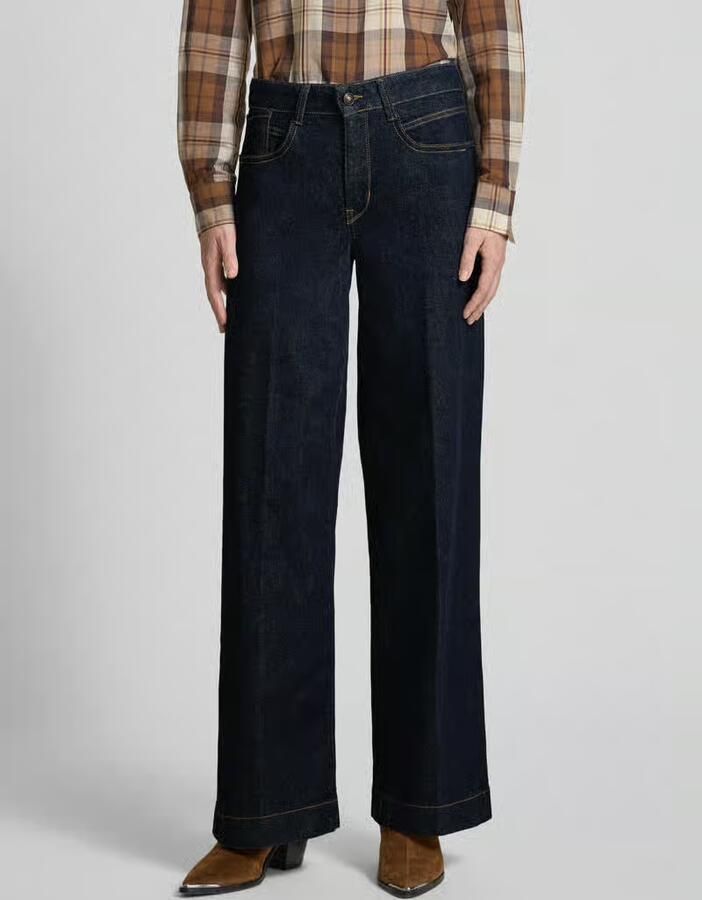 MAC Wide fit jeans met viscose model 'Palazzo' - Foto 3