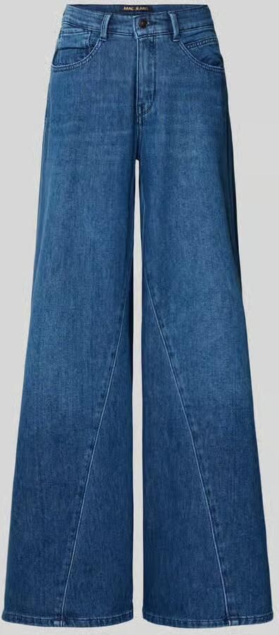 MAC Wide fit jeans met wijde pijpen