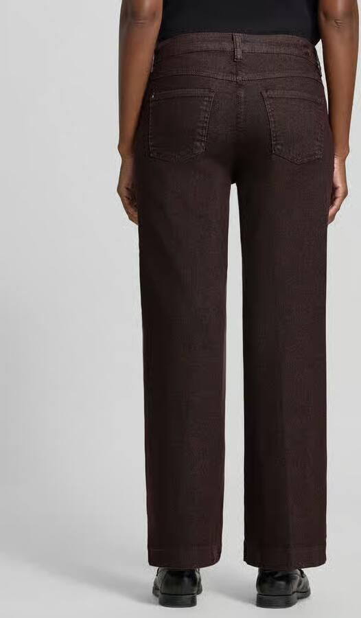 MAC Dames Jeans 0350l Dream Colour Denim Dream Wide Authentic Bruin-32 - Foto 7
