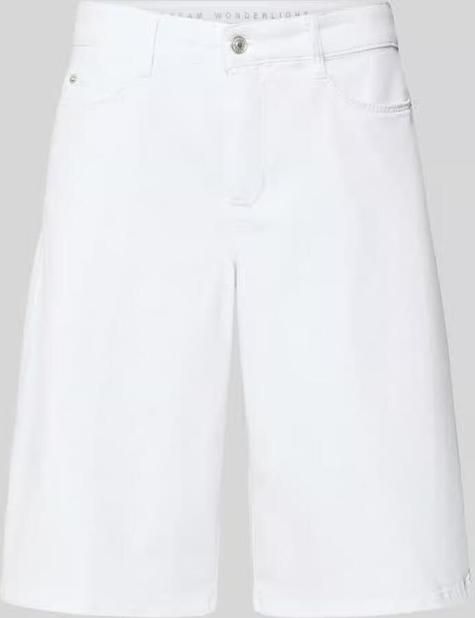 MAC Wide leg-bermuda's met steekzakken model 'DREAM'