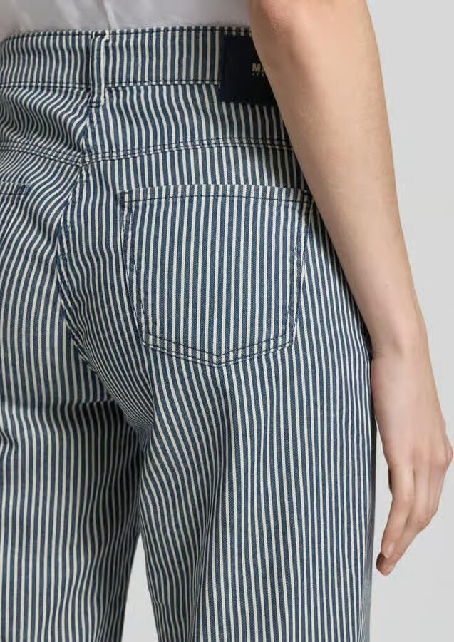 MAC wide leg broek in all-over look