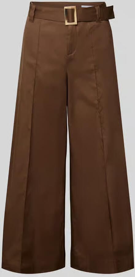 MAC Wide leg broek met riem model 'Carletta' - Foto 2