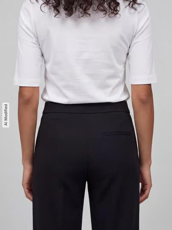 MAC Straight fit stoffen broek met elastische band model 'Chiara' - Foto 15