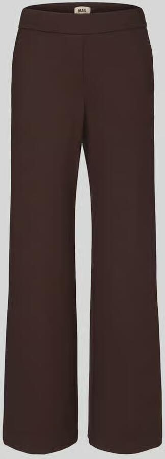 MAC Loose fit stoffen broek van viscosemix model 'Chiara' - Foto 4