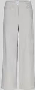 MAC Wide leg corduroy broek met riemlussen model 'Palazzo'