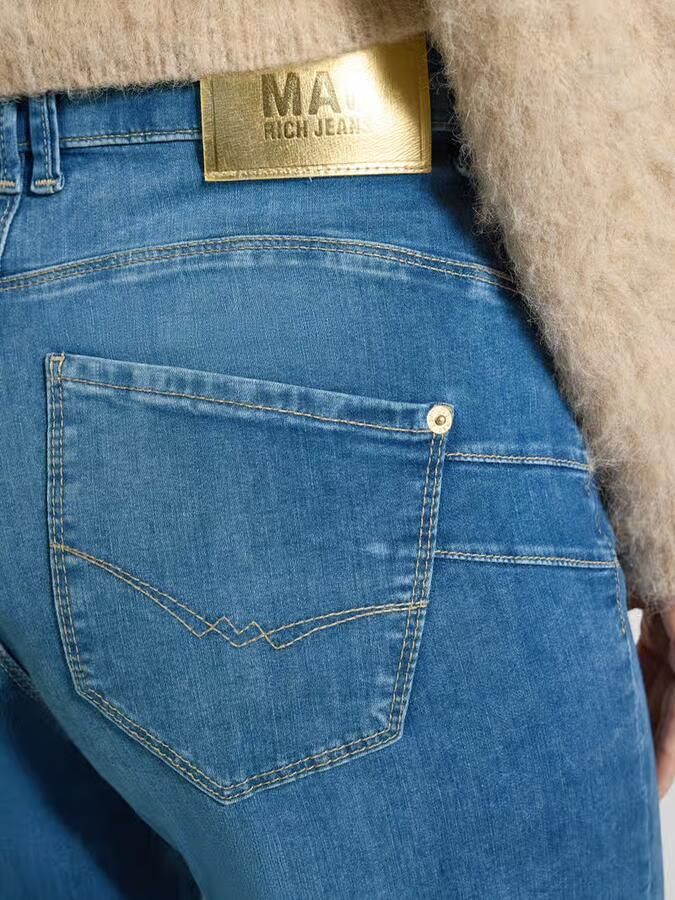 MAC Wide leg jeans met 5-pocketmodel