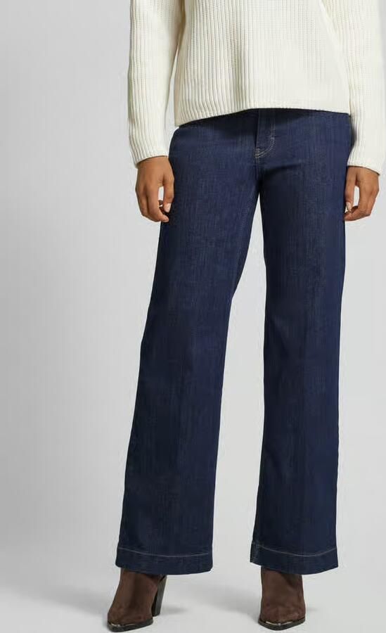 MAC wide leg jeans Dream Wide dark blue denim - Foto 14