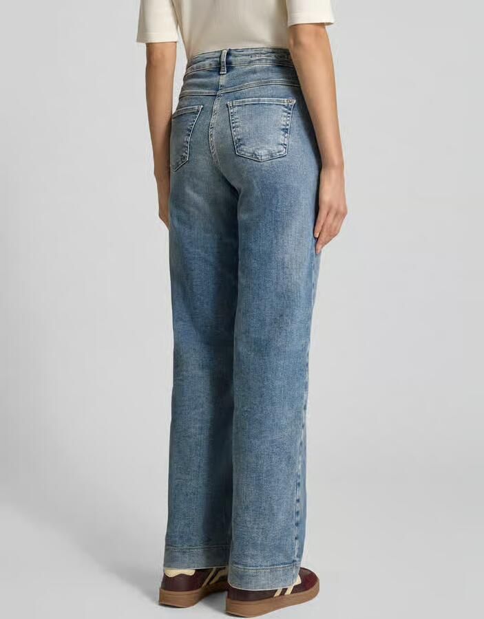 MAC Dames Jeans 0358l Authentic Mega Flex Dream Wide Authentic Bootcut Lichtblauw-34 - Foto 15