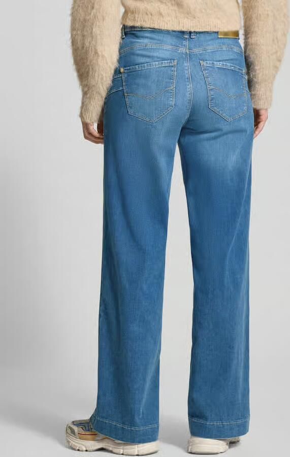 MAC high waist wide leg jeans wide leg jeans medium blue denim - Foto 2
