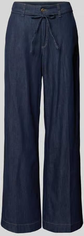 MAC Wide leg jeans met strikceintuur model 'WENDY' - Foto 2