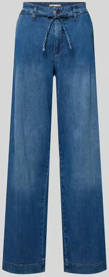 MAC Wide leg jeans met strikceintuur model 'WENDY' - Foto 2