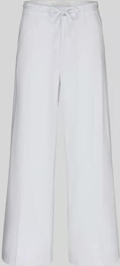 MAC Wide leg jeans met strikceintuur model 'WENDY'