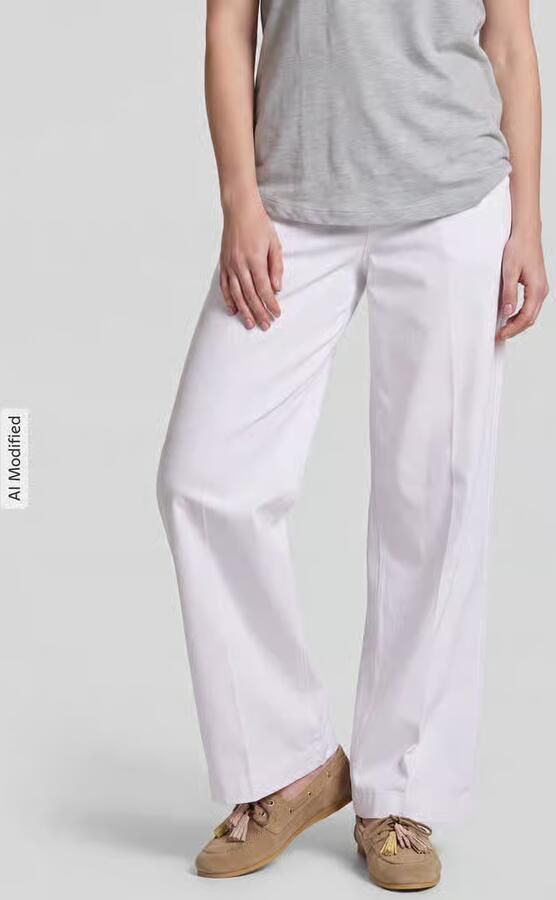 MAC Wide leg jeans met strikceintuur model 'WENDY' - Foto 2